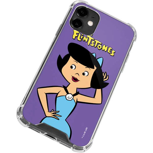The Flinstones Betty Rubble iPhone 12 Clear Case
