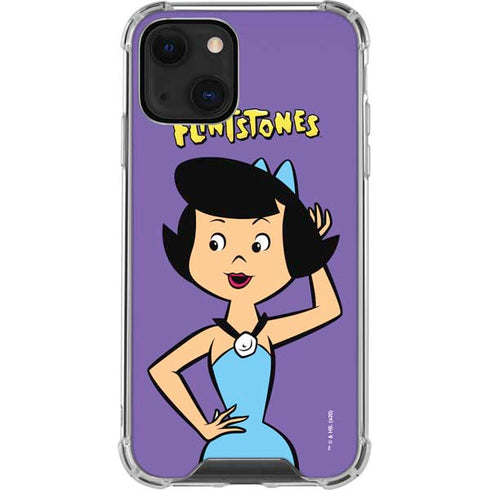 The Flinstones Betty Rubble iPhone 13 Mini Clear Case