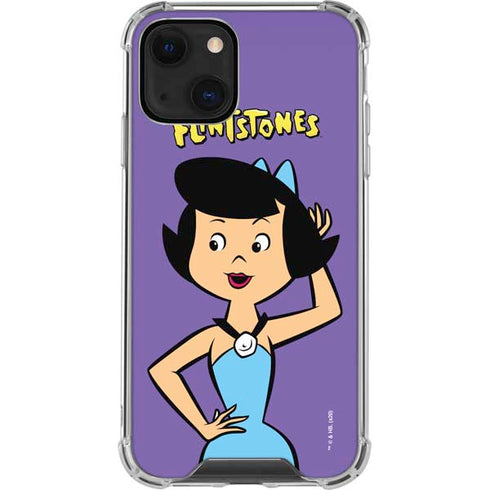 The Flinstones Betty Rubble iPhone 14 Clear Case