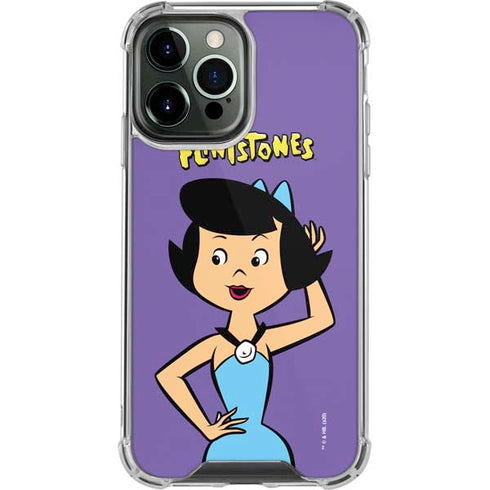 The Flinstones Betty Rubble iPhone 14 Pro Max Clear Case