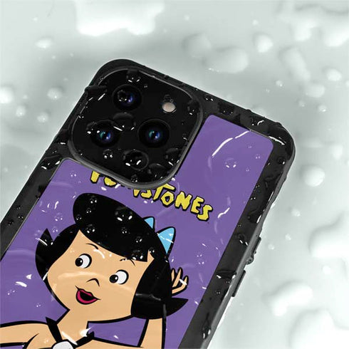 The Flinstones Betty Rubble iPhone 14 Pro Waterproof Case