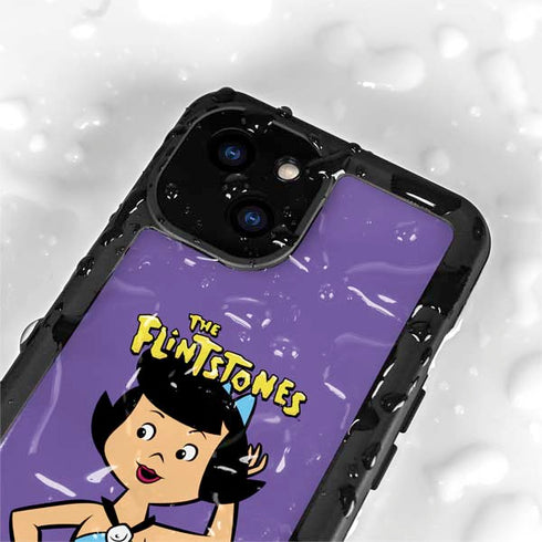 The Flinstones Betty Rubble iPhone 15 Plus Waterproof Case