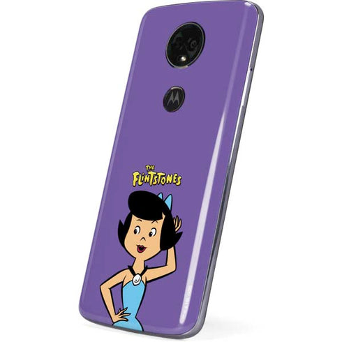 The Flinstones Betty Rubble Moto E5 Plus Skin