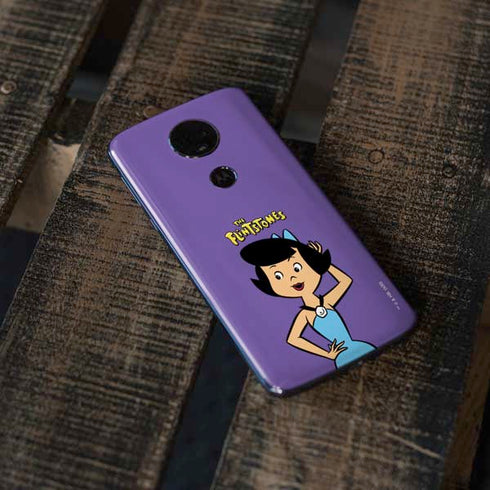 The Flinstones Betty Rubble Moto E5 Plus Skin