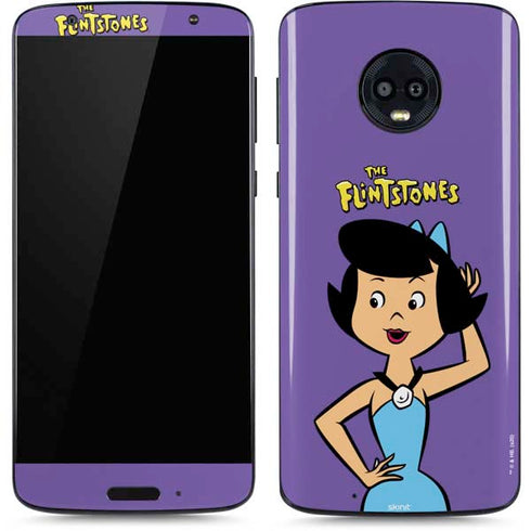 The Flinstones Betty Rubble Moto G6 Skin