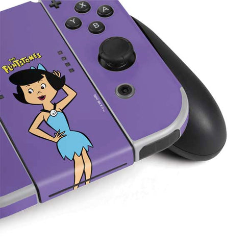 The Flinstones Betty Rubble Nintendo Switch OLED (2021) Skin