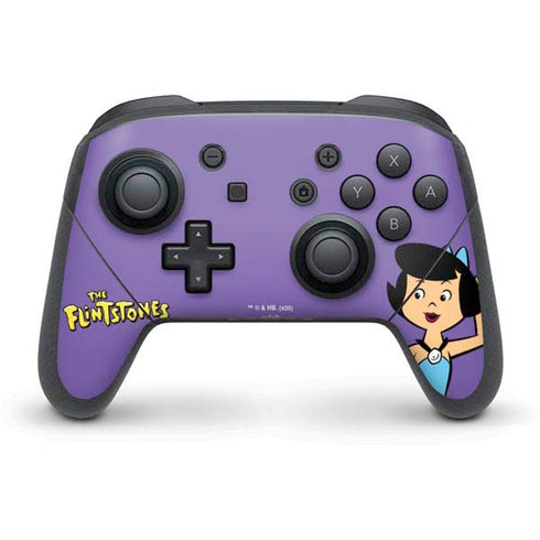 The Flinstones Betty Rubble Nintendo Switch Pro Controller Skin