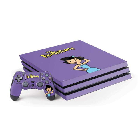 The Flinstones Betty Rubble PS4 Pro Bundle Skin
