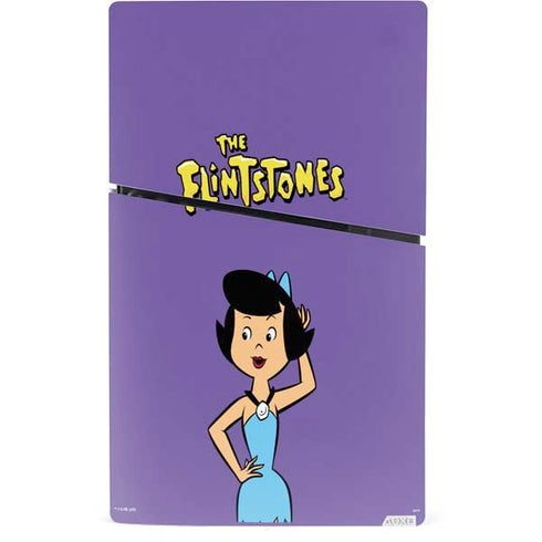 The Flinstones Betty Rubble PS5 Slim Digital Edition Bundle Skin