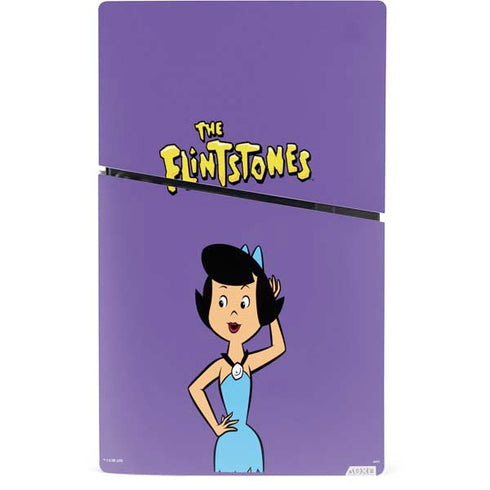 The Flinstones Betty Rubble PS5 Slim Digital Edition Console Skin
