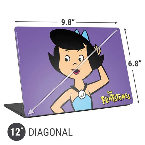 The Flinstones Betty Rubble Universal Laptop 12in (9.8 x 6.8in) Skin
