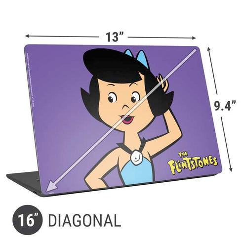 The Flinstones Betty Rubble Universal Laptop 16in (13 x 9.4in) Skin