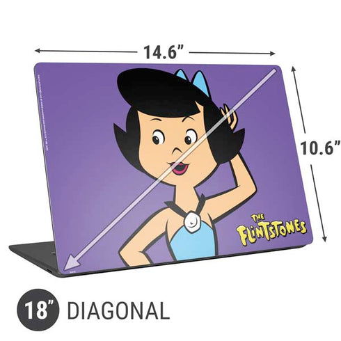 The Flinstones Betty Rubble Universal Laptop 18in (14.6 x 10.6in) Skin