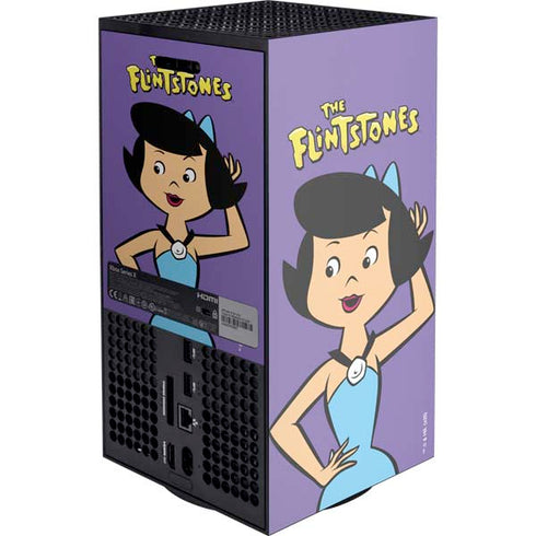 The Flinstones Betty Rubble Xbox Series X Console Skin