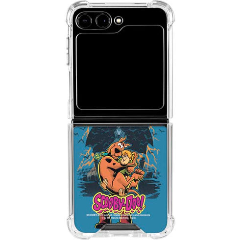Scooby Doo Beware of Dracula Galaxy Z Flip5 5G Clear Case