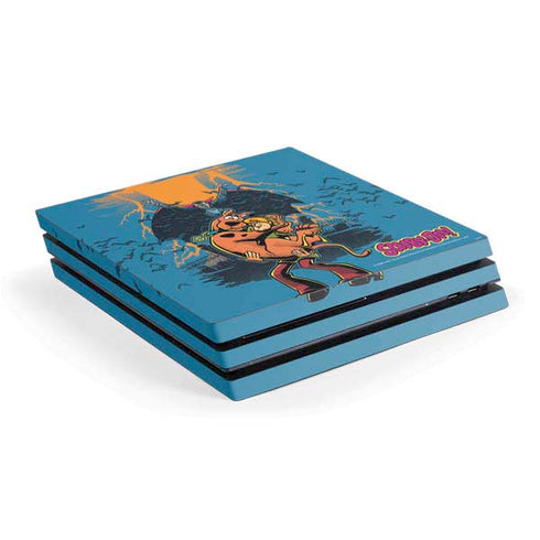 Scooby Doo Beware of Dracula PS4 Pro Console Skin
