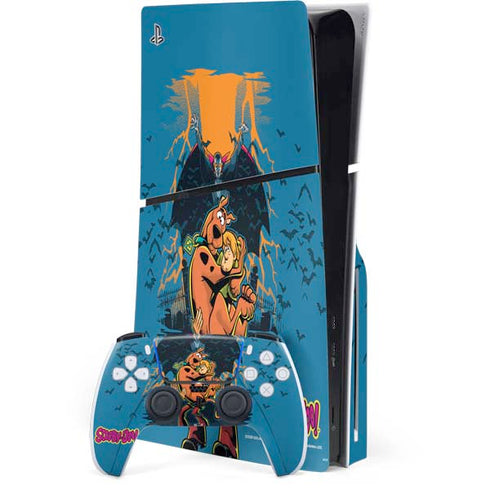 Scooby Doo Beware of Dracula PS5 Slim Disk Bundle Skin