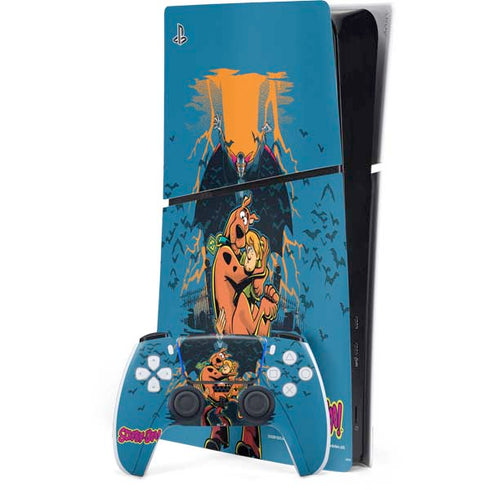 Scooby Doo Beware of Dracula PS5 Slim Digital Edition Bundle Skin