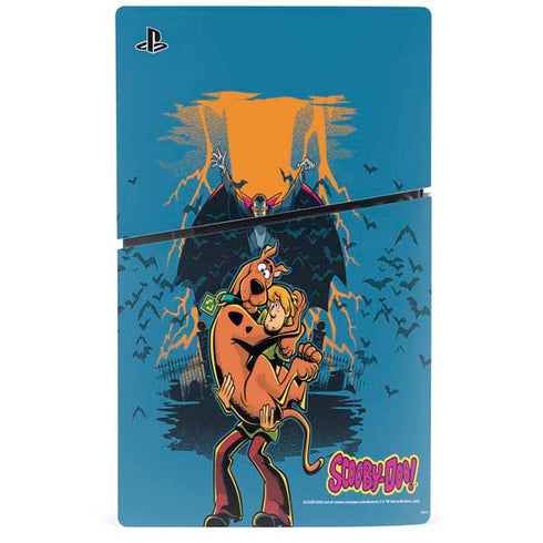 Scooby Doo Beware of Dracula PS5 Slim Digital Edition Console Skin