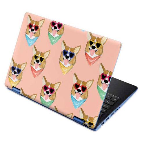 Bouffants and Broken Hearts Corgi Love Aspire R11 11.6in Skin