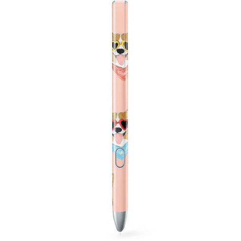 Bouffants and Broken Hearts Corgi Love Galaxy Book 12in Skin