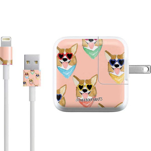 Bouffants and Broken Hearts Corgi Love iPad Charger (10W USB) Skin