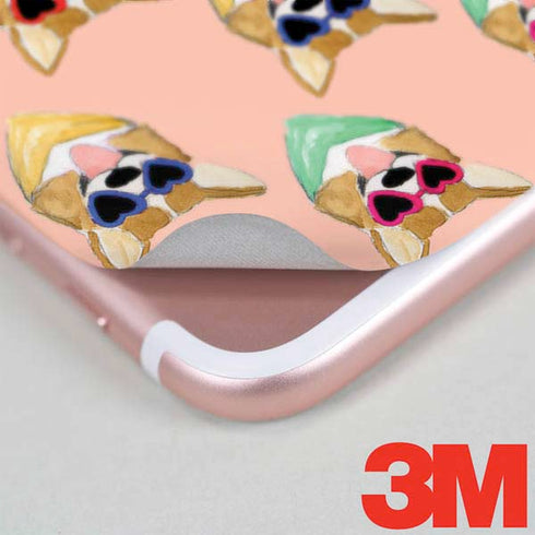 Bouffants and Broken Hearts Corgi Love iPhone 7 Plus Skin