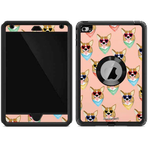 Bouffants and Broken Hearts Corgi Love Otterbox Defender iPad Skin