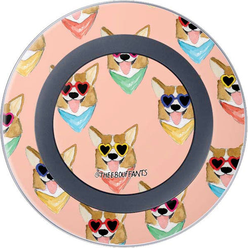 Bouffants and Broken Hearts Corgi Love Wireless Charger Skin