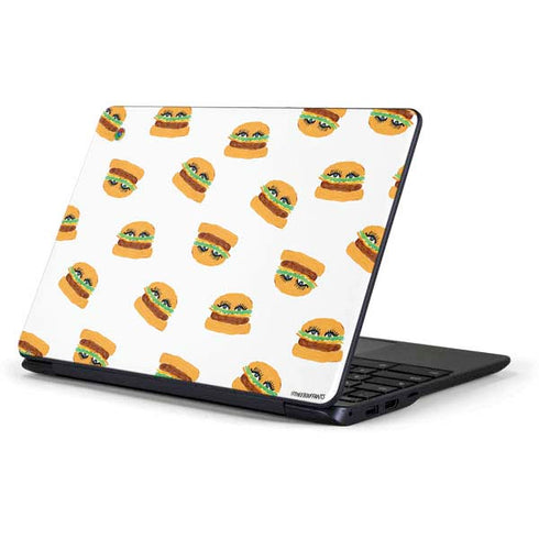 Bouffants and Broken Hearts Cute Burgers Samsung Chromebook Skin