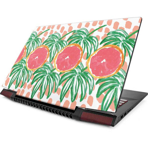 Bouffants and Broken Hearts Graphic Grapefruit Lenovo IdeaPad Skin