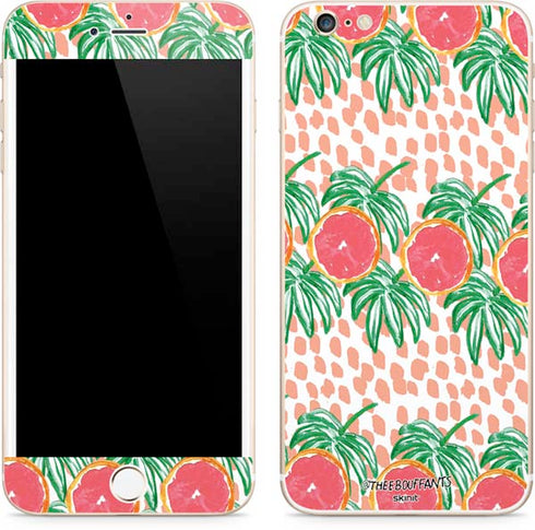 Bouffants and Broken Hearts Graphic Grapefruit iPhone 6/6s Plus Skin