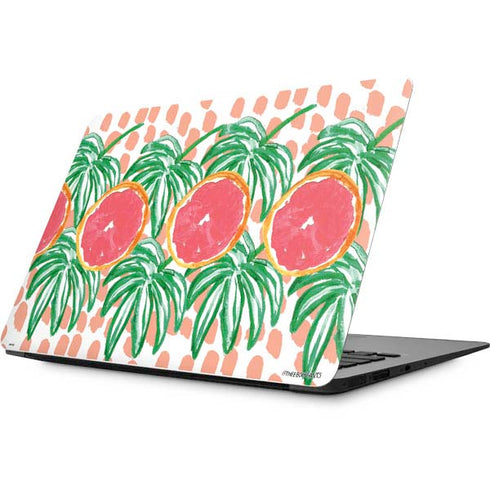Bouffants and Broken Hearts Graphic Grapefruit Apple MacBook Skin