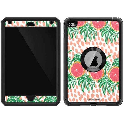 Bouffants and Broken Hearts Graphic Grapefruit Otterbox Defender iPad Skin