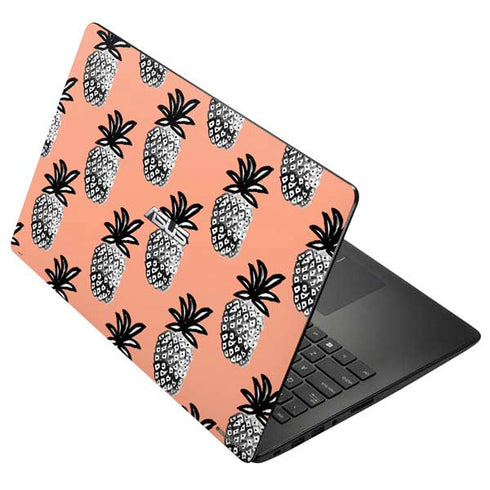 Bouffants and Broken Hearts Gray Scale Pineapple Asus X502CA 15.6 Skin
