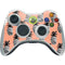 Bouffants and Broken Hearts Gray Scale Pineapple Xbox 360 Wireless Controller Skin