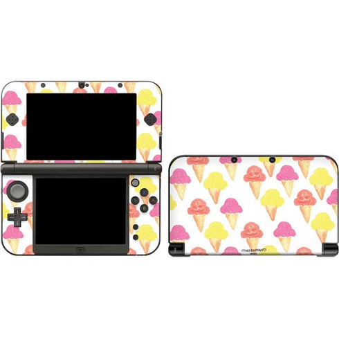 Bouffants and Broken Hearts Ice Cream 3DS XL 2015 Skin
