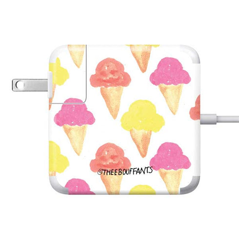 Bouffants and Broken Hearts Ice Cream 85W Power Adapter (15 and 17 inch MacBook Pro Charger) Skin