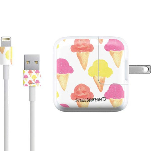 Bouffants and Broken Hearts Ice Cream iPad Charger (10W USB) Skin