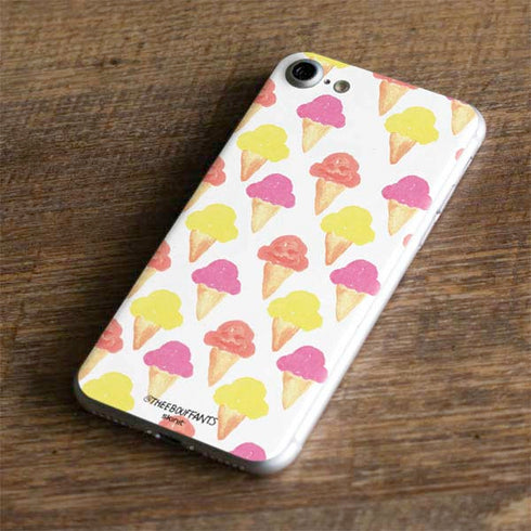 Bouffants and Broken Hearts Ice Cream iPhone 7 Skin