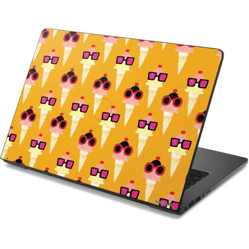 Bouffants and Broken Hearts Ice Cream with Shades Dell Chromebook Skin