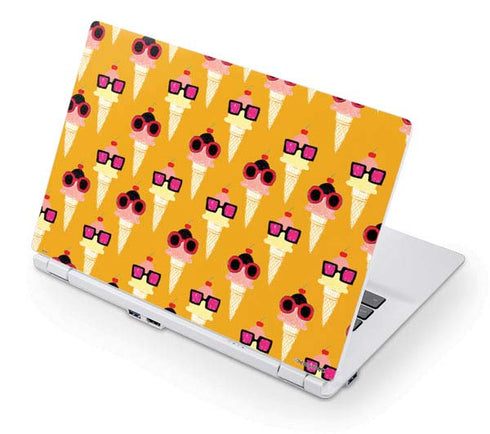 Bouffants and Broken Hearts Ice Cream with Shades Acer Chromebook Skin