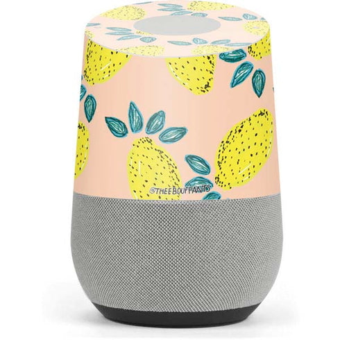Bouffants and Broken Hearts Lemon Party Google Home Skin
