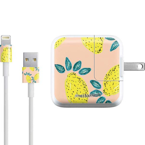 Bouffants and Broken Hearts Lemon Party iPad Charger (10W USB) Skin