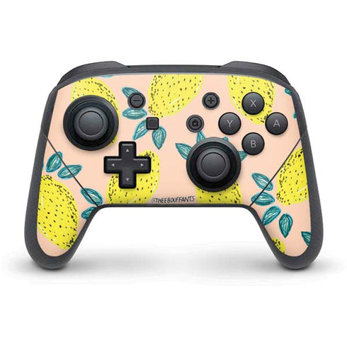 Bouffants and Broken Hearts Lemon Party Nintendo Switch Pro Controller Skin