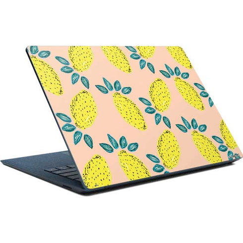 Bouffants and Broken Hearts Lemon Party Surface Laptop Skin