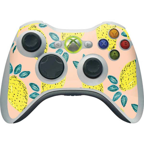 Bouffants and Broken Hearts Lemon Party Xbox 360 Wireless Controller Skin