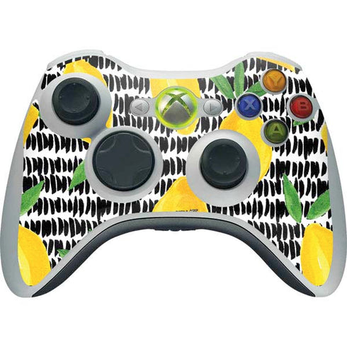 Bouffants and Broken Hearts Lemons 2 Xbox 360 Wireless Controller Skin