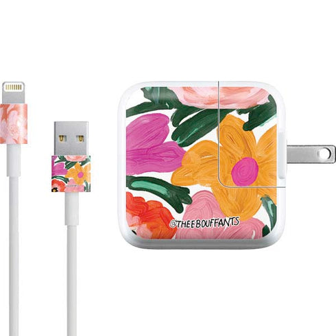 Bouffants and Broken Hearts Painterly Garden iPad Charger (10W USB) Skin
