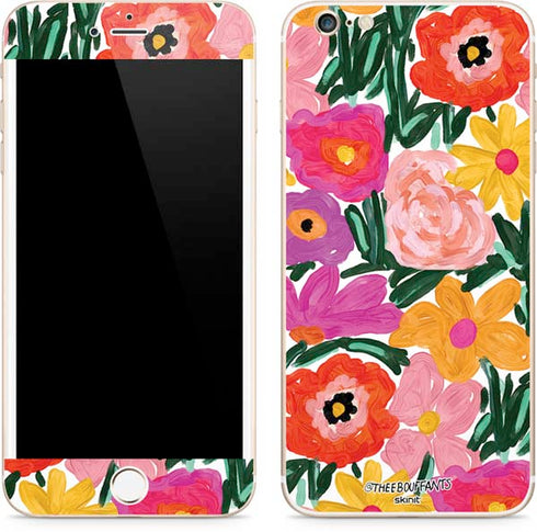 Bouffants and Broken Hearts Painterly Garden iPhone 6/6s Plus Skin
